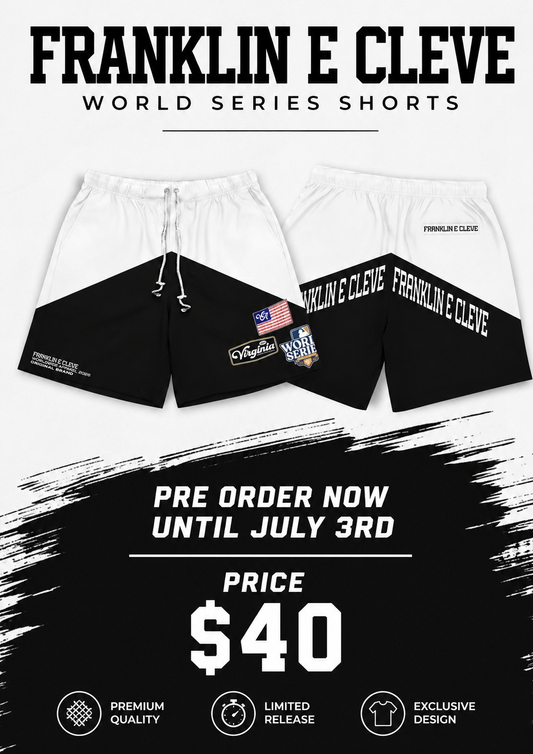 Pre order!  World Series windbreaker shorts